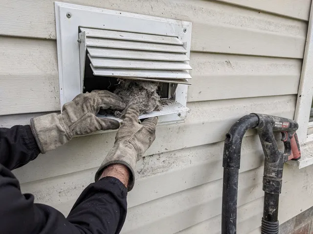 Dryer Exhaust Vent Cleaning in Bedford