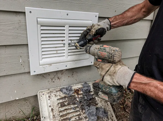 Dryer Vent Cover Replacement in Bedford