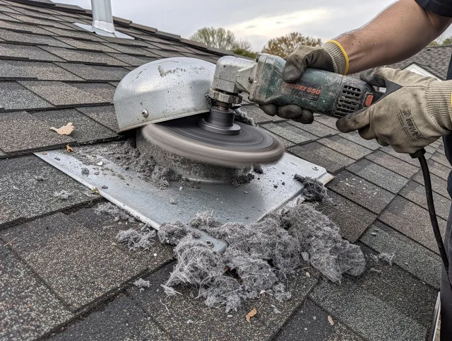 Expert roof dryer vent cleaning by Bedford Dryer Vent Cleaning in Bedford
